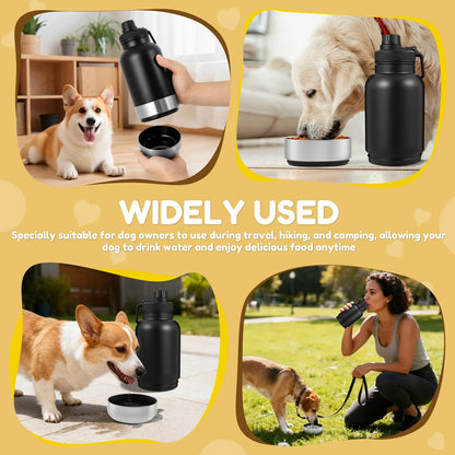 32 oz Dog Water Bottle with 2 Bowls