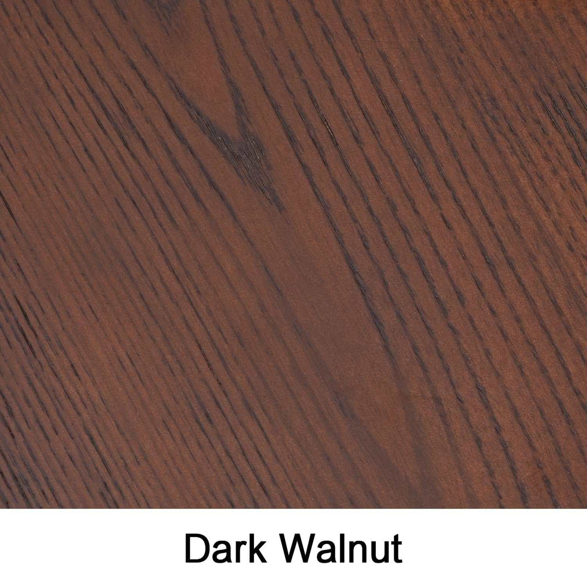 Dark walnut wood texture with visible grain patterns and rich brown color for Triangle Glass Coffee Table base.