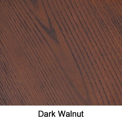 Dark walnut wood texture with visible grain patterns and rich brown color for Triangle Glass Coffee Table base.