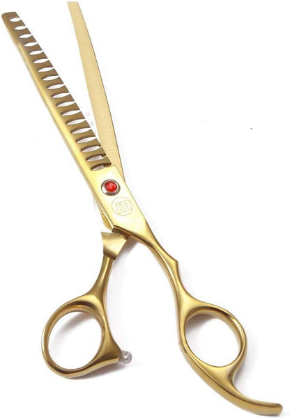Professional 7-inch dog grooming scissors set with comb